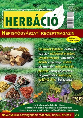 HERBÁCIÓ MAGAZIN 23. LAPSZÁM, digitális kiadás