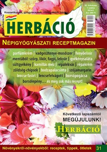 HERBÁCIÓ MAGAZIN 31. LAPSZÁM, digitális kiadás